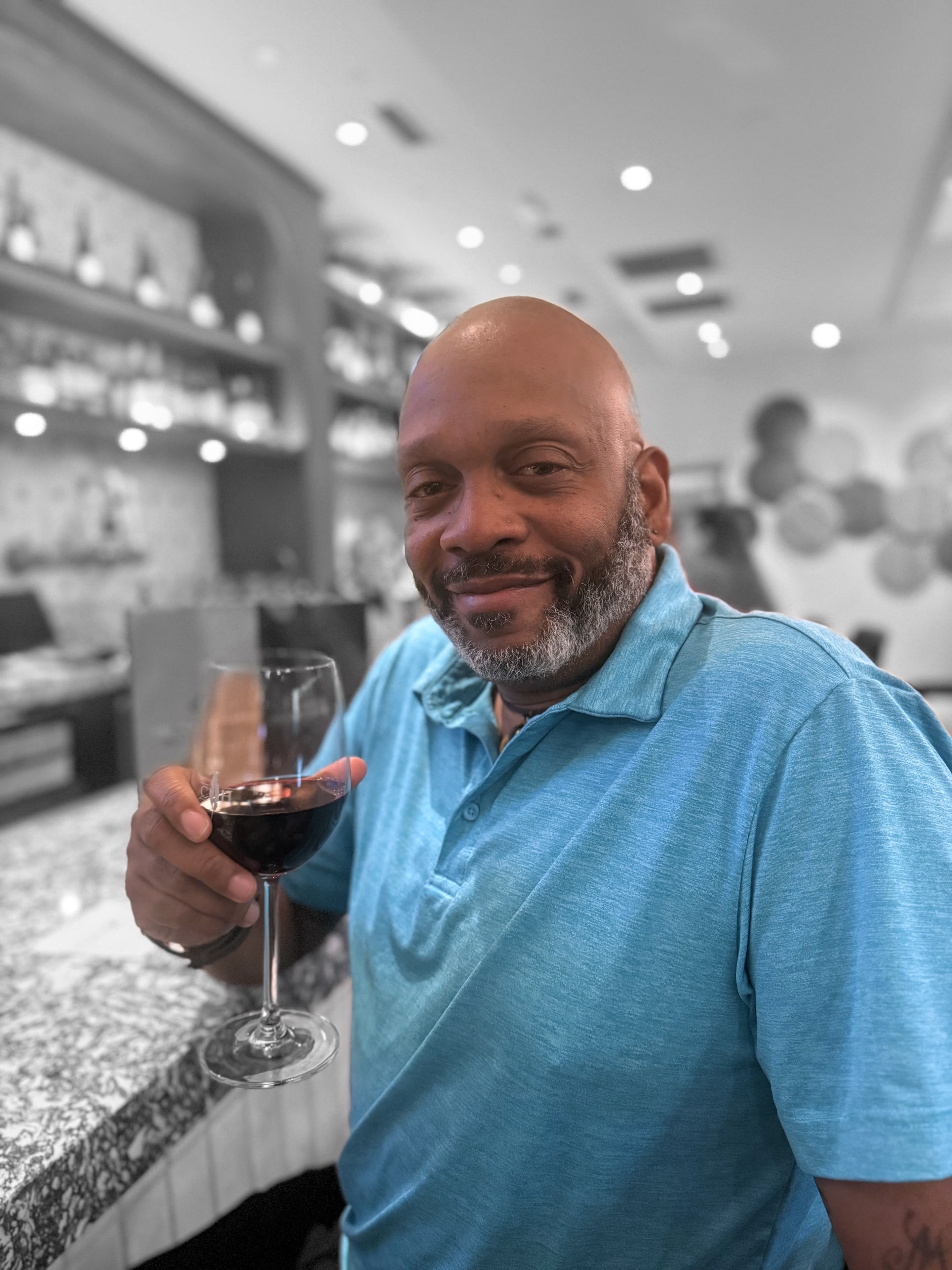 Harold McClenic, owner of Coastal Winos mobile bartending service